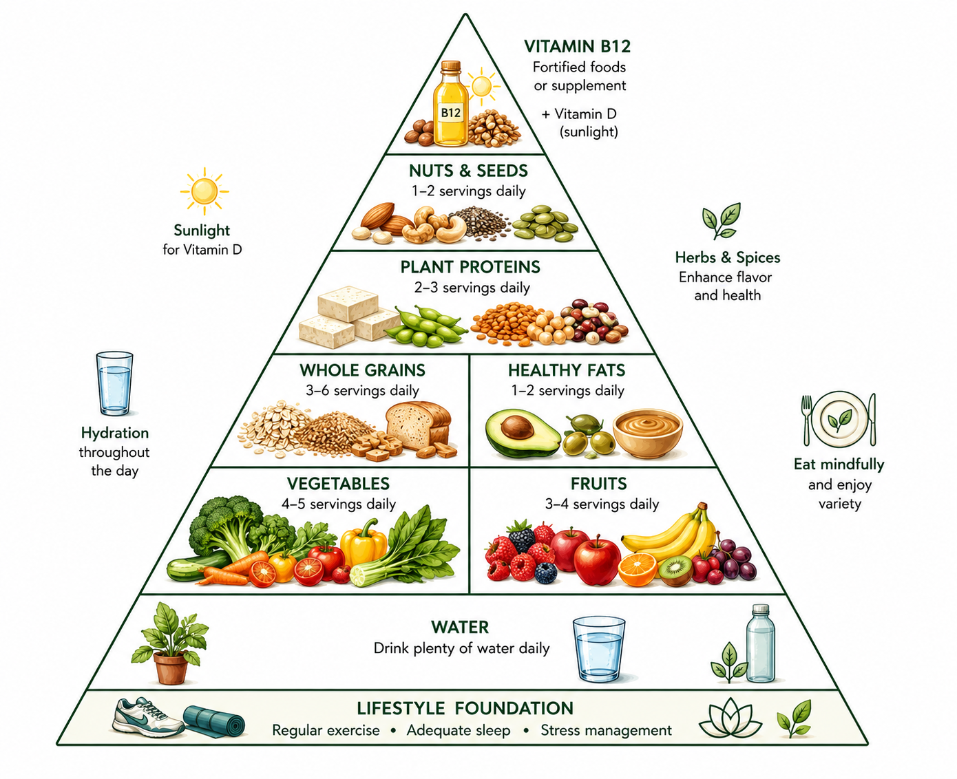 Happybox Nutrition & Growth Science Pyramid